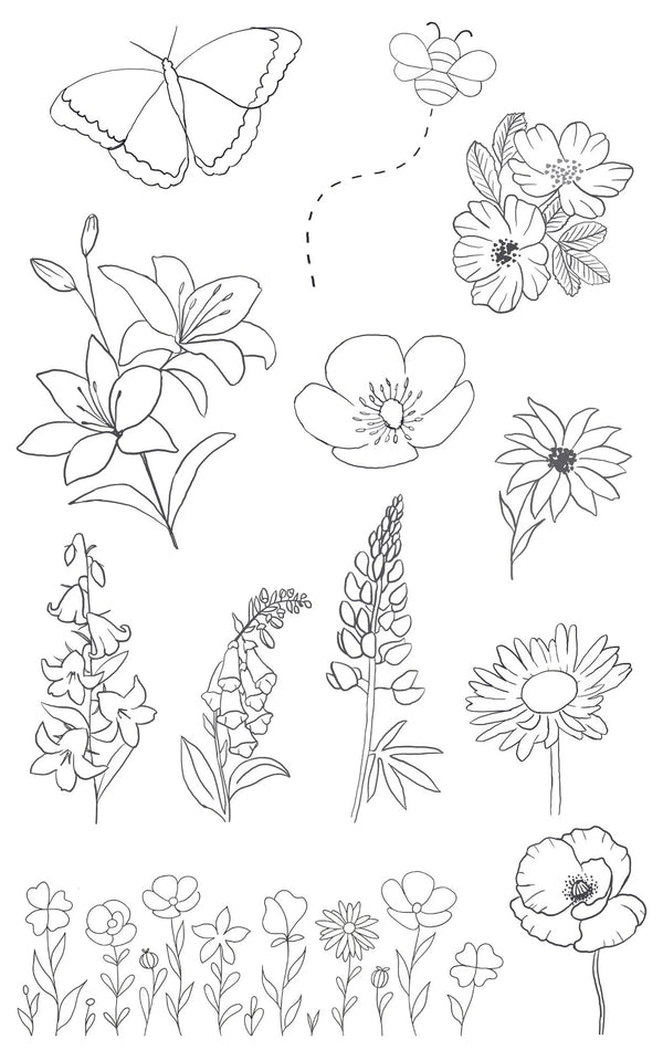 trailhead stitch & rinse embroidery templates - Knot Another Hat