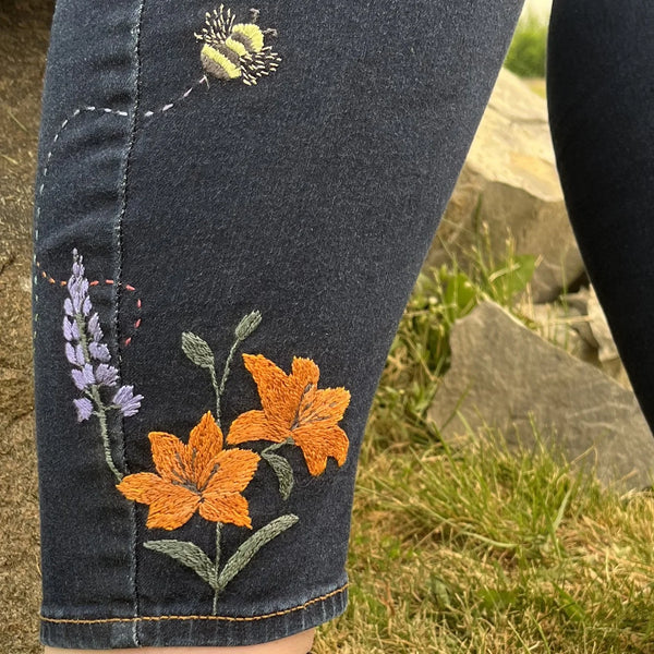 trailhead stitch & rinse embroidery templates - Knot Another Hat