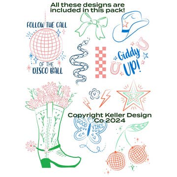 keller designs stick it stitch it water soluble embroidery patterns - Knot Another Hat
