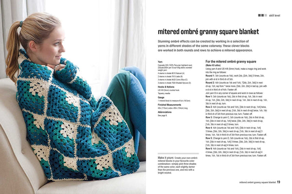 crochet granny squares and more  - Knot Another Hat