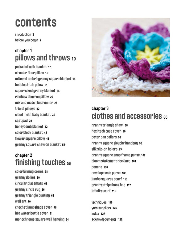 crochet granny squares and more  - Knot Another Hat