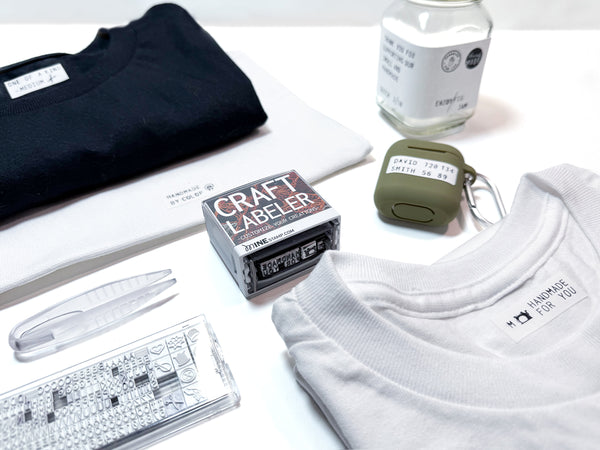 craft labeler stamp set and refill - Knot Another Hat