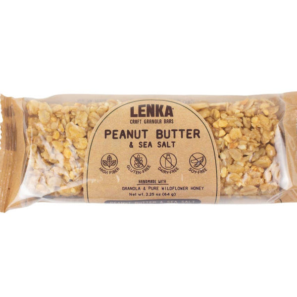 lenka craft granola bars peanut butter with sea salt - Knot Another Hat