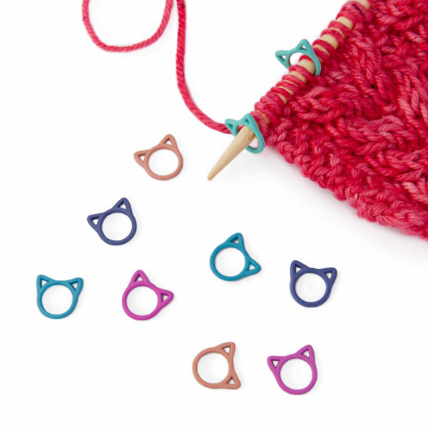 twice sheared solid rainbow cat markers - Knot Another Hat