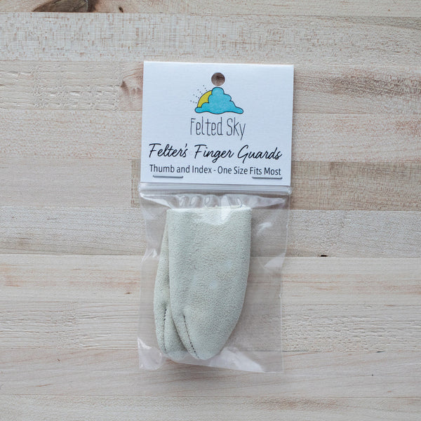 felted sky felter's finger guards - Knot Another Hat