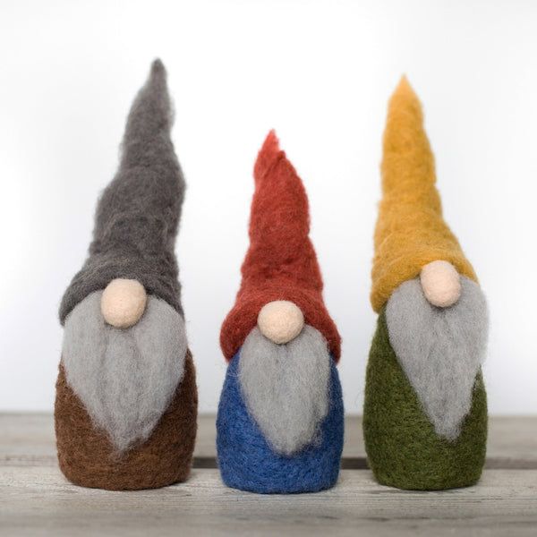 felted sky gnomes needle felting kit - Knot Another Hat