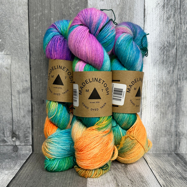 madelinetosh tosh merino light HOTM: discotheque - Knot Another Hat