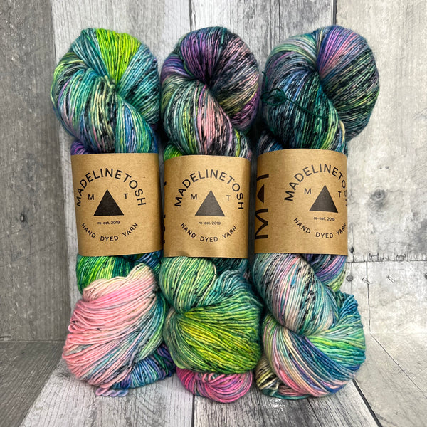 madelinetosh tosh merino light indigo space dreams - Knot Another Hat