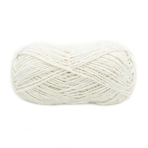 laines du nord natural bag, solids and prints 01 white - Knot Another Hat