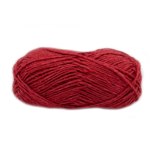 laines du nord natural bag, solids and prints 19 crimson - Knot Another Hat
