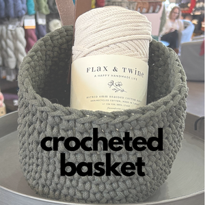 IN-STORE CLASS: Crocheted Basket :: Sunday, April 21  - Knot Another Hat