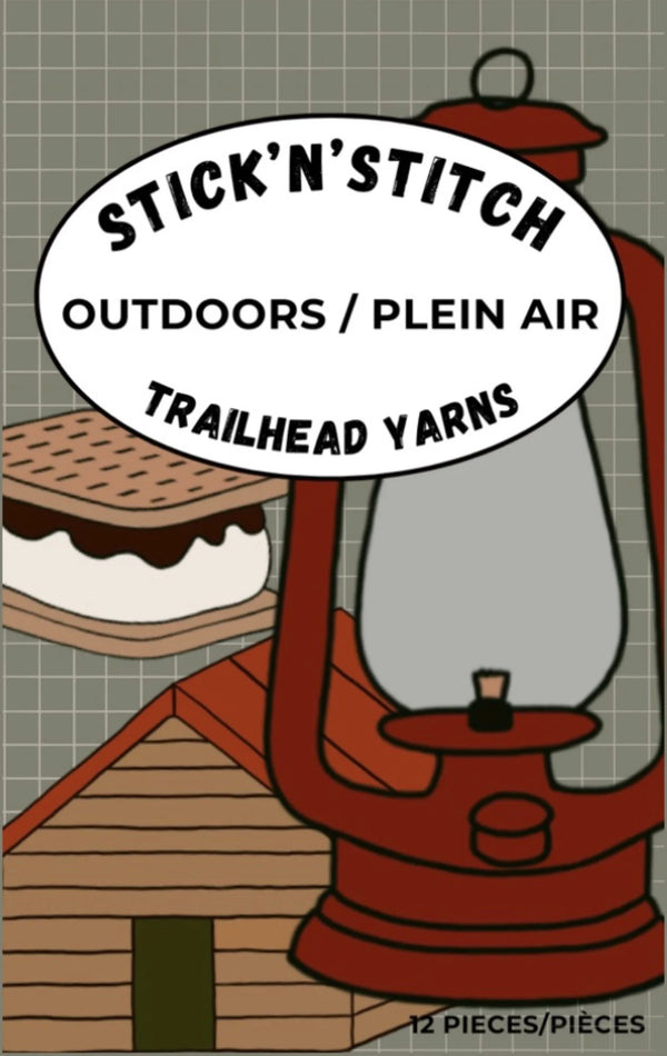 trailhead stitch & rinse embroidery templates outdoor - Knot Another Hat