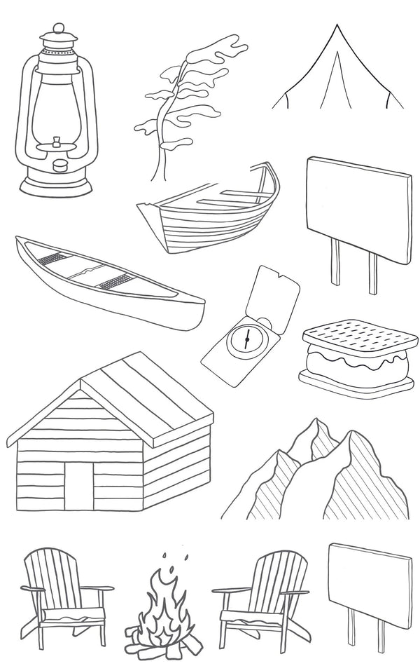 trailhead stitch & rinse embroidery templates - Knot Another Hat