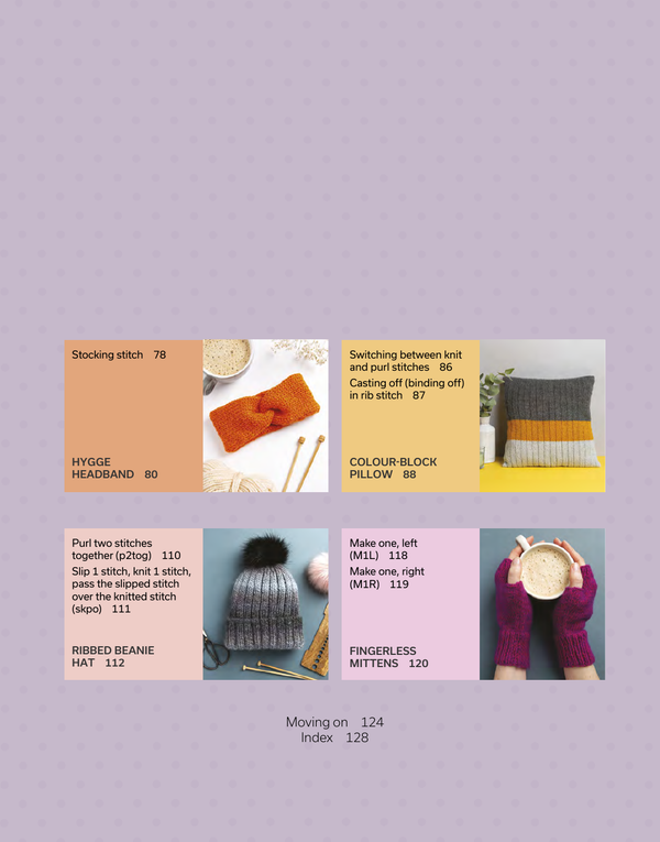 the beginner's guide to knitting  - Knot Another Hat