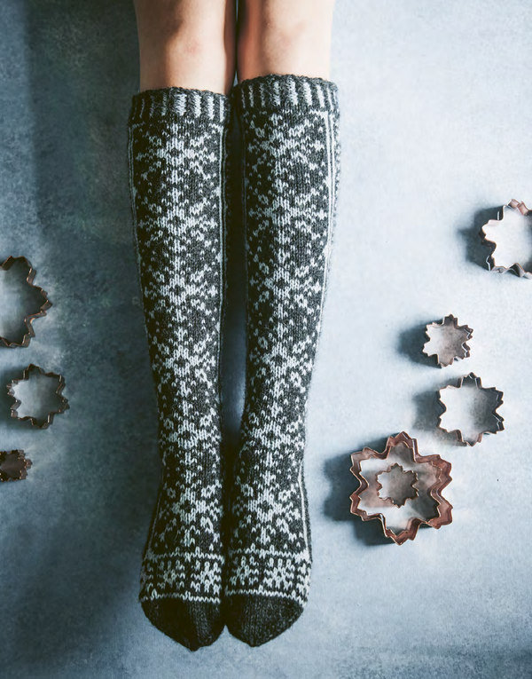 knitted socks  - Knot Another Hat