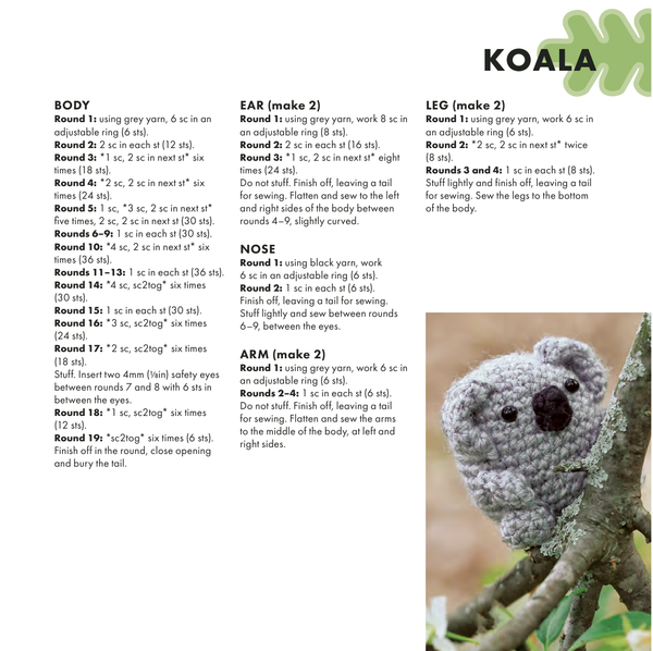 mini amigurumi woodland - Knot Another Hat