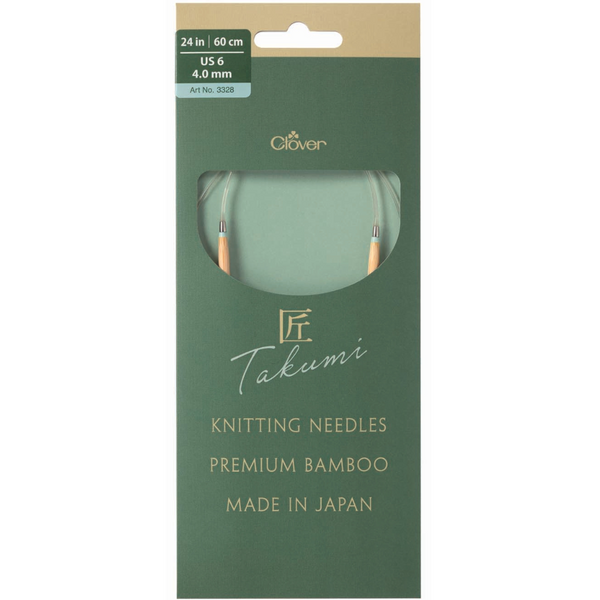 clover PRO takumi bamboo circular needles  - Knot Another Hat