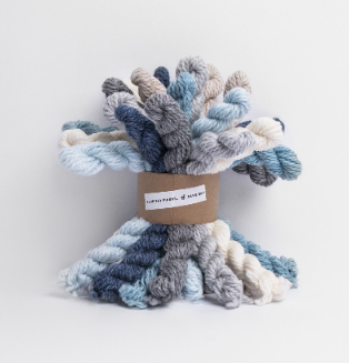 blue sky fibers woolstok mini bundles holiday frost - Knot Another Hat