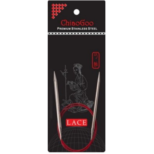 chiaogoo red lace circular knitting needles  - Knot Another Hat
