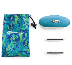 gleener on the go travel fuzz remover turquoise - Knot Another Hat
