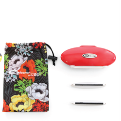 gleener on the go travel fuzz remover red - Knot Another Hat