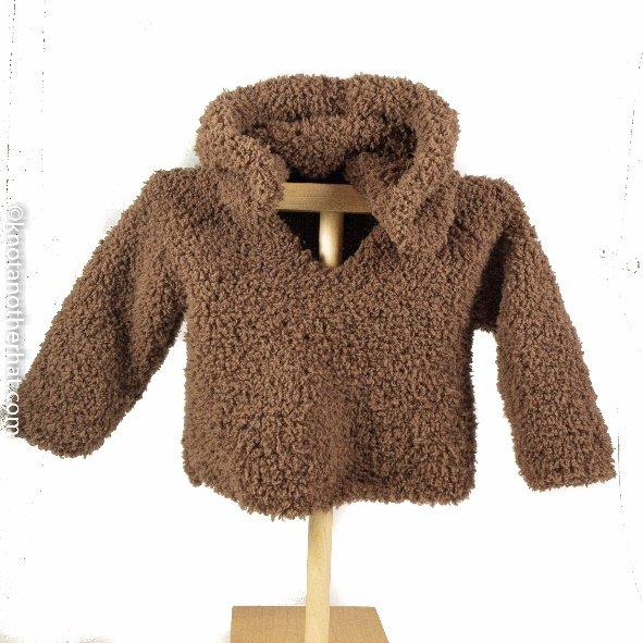 jill monier cuddly cozy baby sweater Default Title - Knot Another Hat
