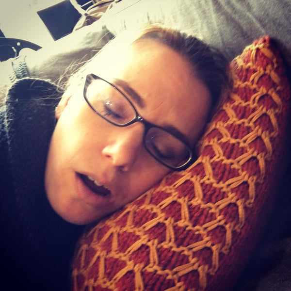 knot another hat passed out pillow (download) Default Title - Knot Another Hat