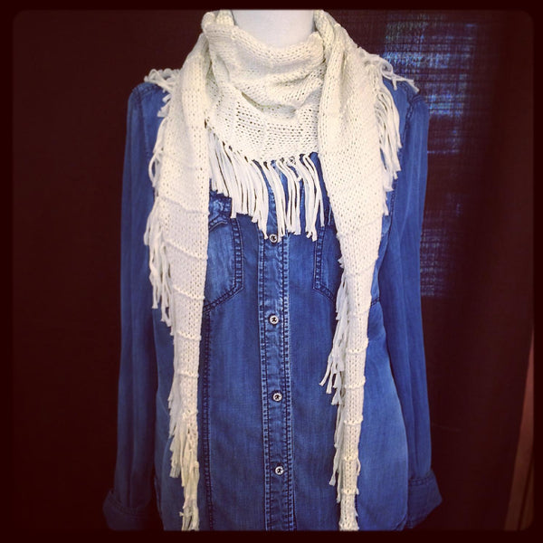 knot another hat summer fringe shawlette (.pdf download) Default Title - Knot Another Hat