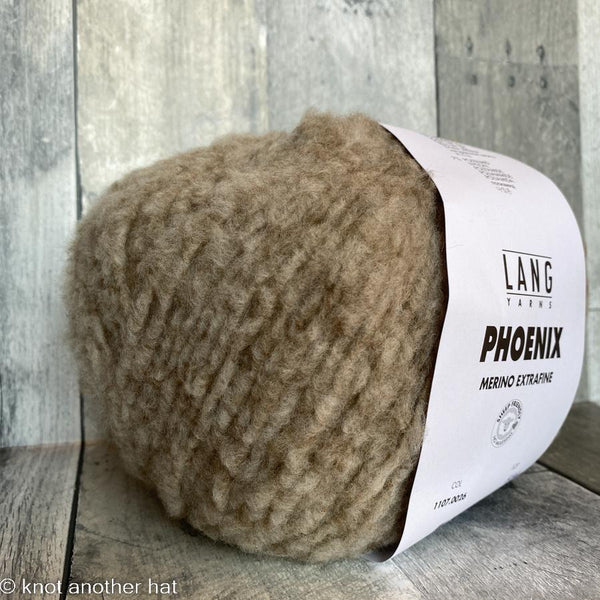 lang phoenix 26 warm gray - Knot Another Hat