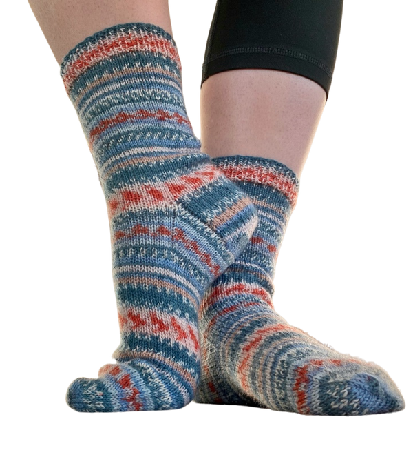 knot another hat socks on 2 circulars to the max (download)  - Knot Another Hat