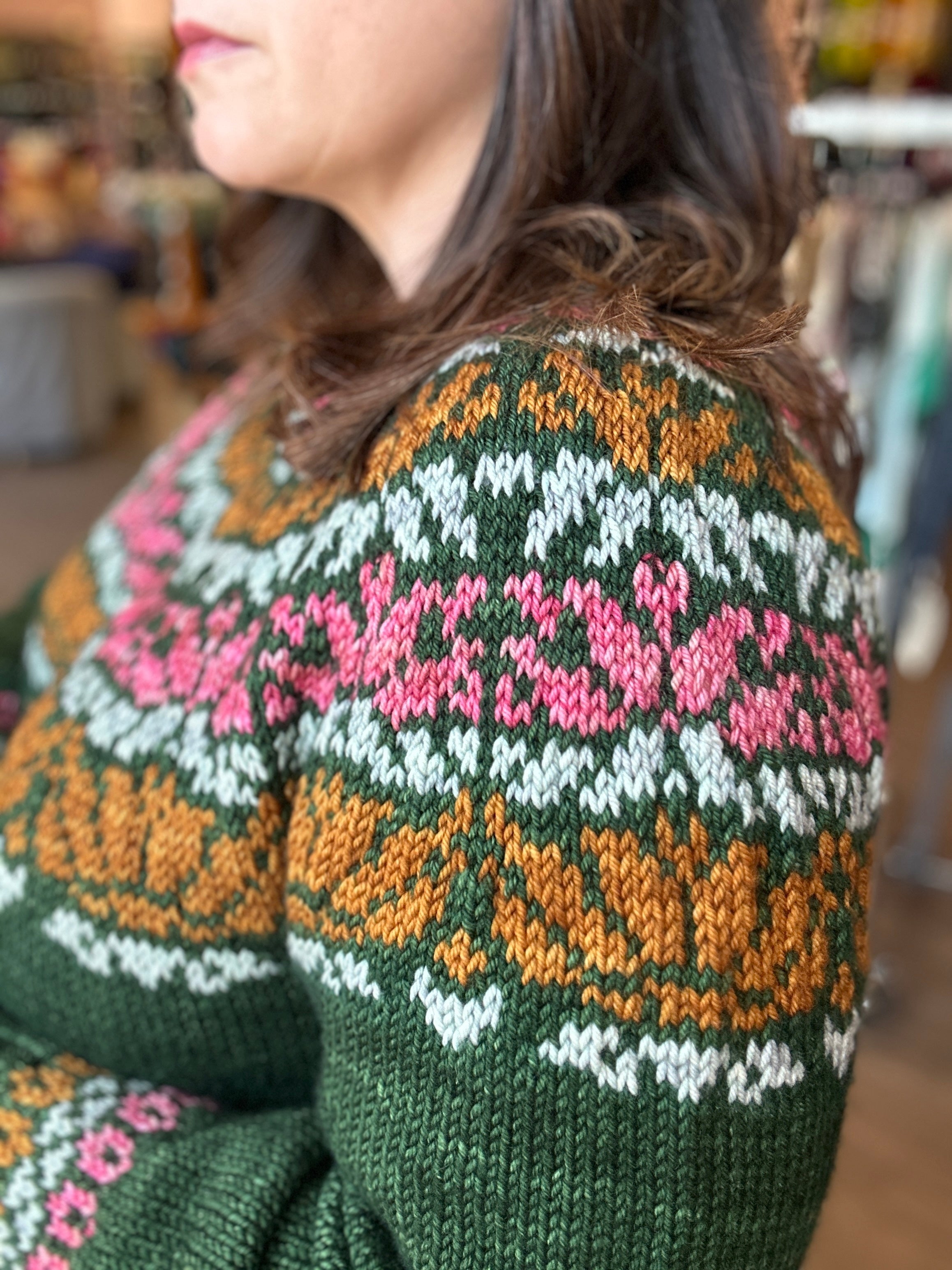 shop sample: Giverny handknit sweater in Madelinetosh Vintage – Knot ...