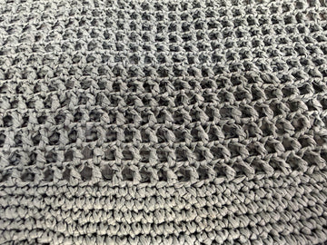 close-up of fabric of Piper Beach Bag crocheted tote