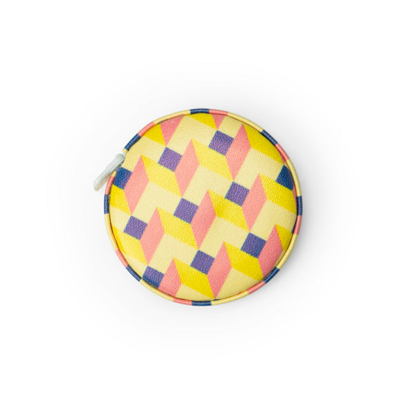 geo tape measure yellow - Knot Another Hat