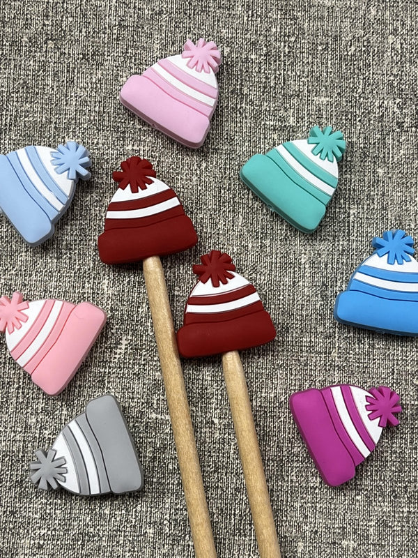 minnie & purl stitch stoppers assorted knit hats - Knot Another Hat