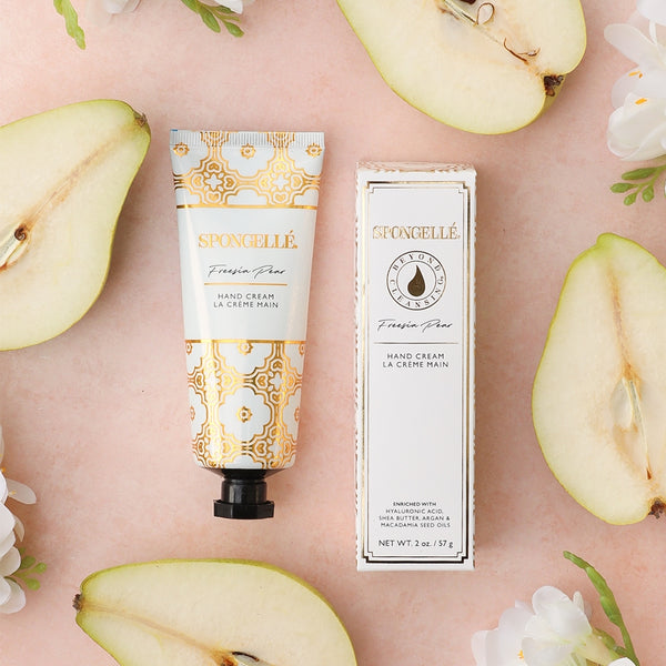 spongelle freesia pear hand cream - Knot Another Hat