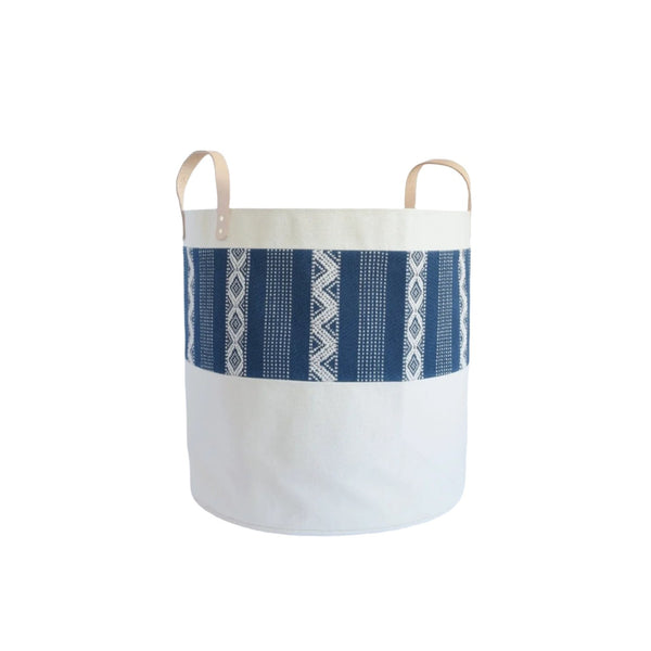 good company wares large canvas bucket tote indigo - Knot Another Hat