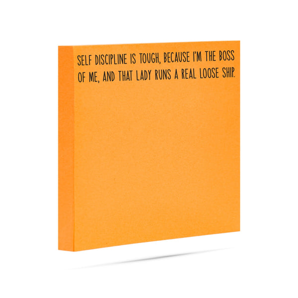 ellembee snarky sticky notes self discipline - Knot Another Hat