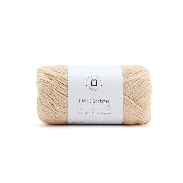 universal yarn uni cotton 102 driftwood - Knot Another Hat