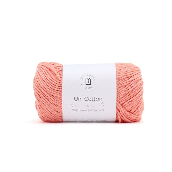 universal yarn uni cotton 107 peachskin - Knot Another Hat