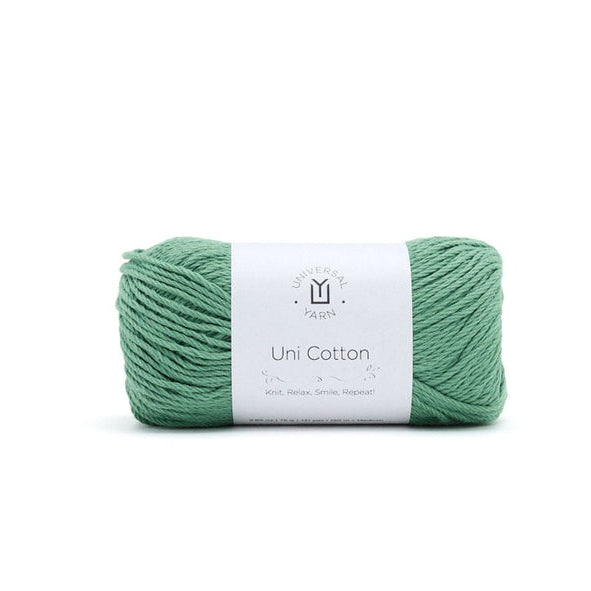 universal yarn uni cotton 114 ivy - Knot Another Hat