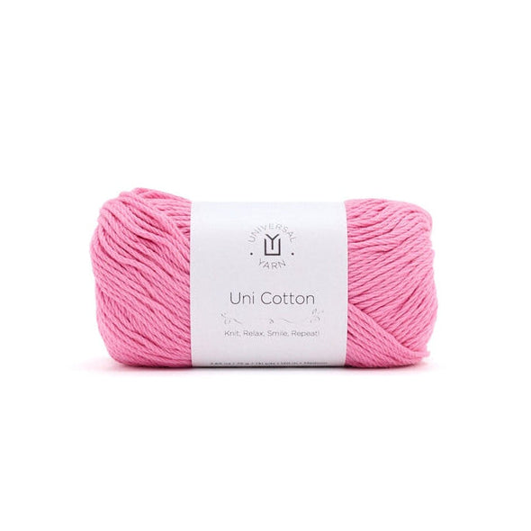 universal yarn uni cotton 127 lipstick - Knot Another Hat