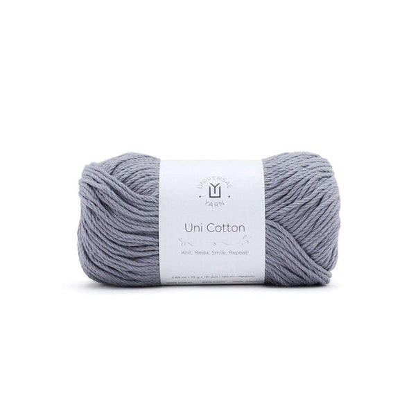 universal yarn uni cotton 129 pebble - Knot Another Hat