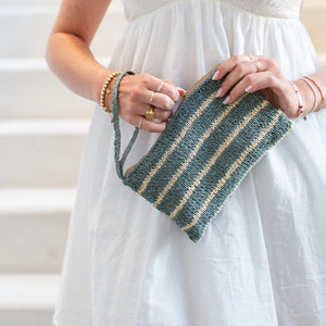 flax & twine sundrift zipper pouch grab-n-go bundle - Knot Another Hat