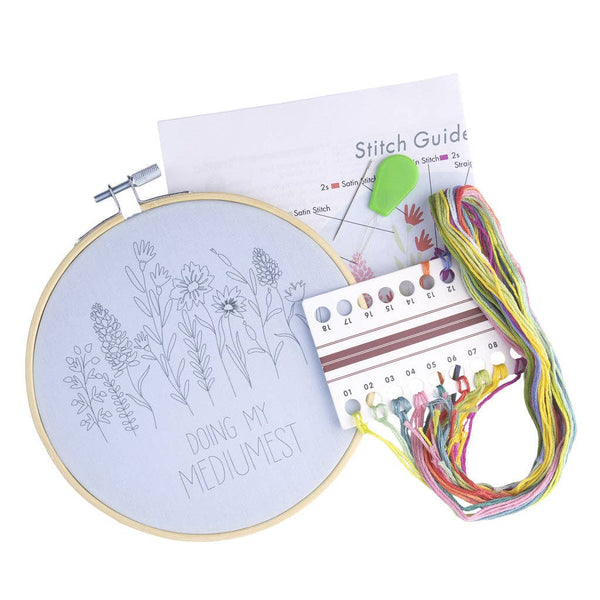 Doing My Mediumest Embroidery Kit - Knot Another Hat