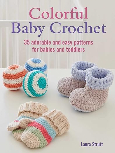 colorful baby crochet  - Knot Another Hat