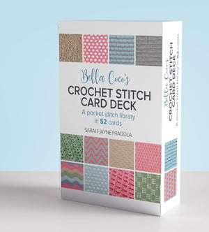 bella coco's crochet stitch card deck - Knot Another Hat