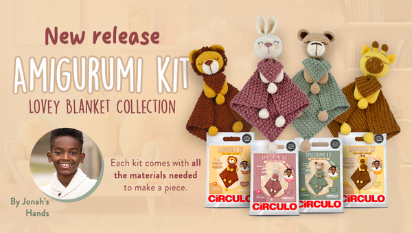 circulo amigurumi lovey blanket kit - Knot Another Hat