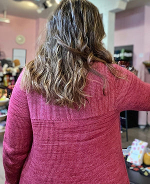 one-of-a-kind handknit sample: old town cardigan - Knot Another Hat