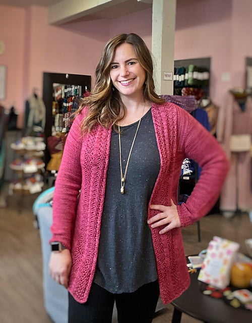 one-of-a-kind handknit sample: old town cardigan - Knot Another Hat