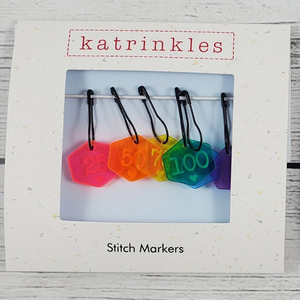 katrinkles cast on counting stitch markers bulb-shaped locking markers - Knot Another Hat